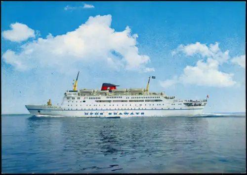 DFDS SEAWAYS Schiff M.S. "DANA CORONA" (Linie Genova Alicante Malage Tunis) 1970