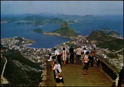 Rio de Janeiro Vista do alto do Corcovado View from Corcovado Rock 1980