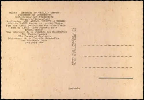 Moirey vor Verdun Mehrbild-AK Ansichten im Kontext des Erster Weltkrieg 1960