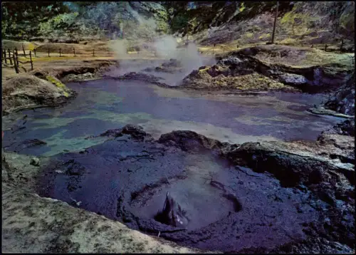 .Italien Italia Solfatara Pozzuoli Bocca Principale (Schwefel-Grube) 1969