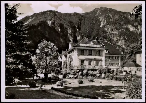 Ansichtskarte Amsteg-Silenen Hotel Stern und Post Bes. Familie Tresch 1950