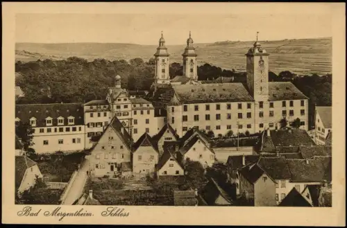 Ansichtskarte Bad Mergentheim Schloß 1936