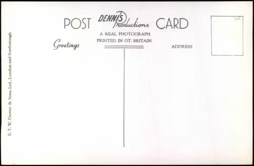 Postcard Bolton Greater Manchester Street Civic Center Fotokarte 1940
