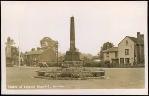 Meriden West Midlands Centre of England Memorial - Fotokarte 1934
