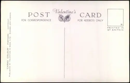 Postcard Chester Eastgate Autos Colorkarte 1940