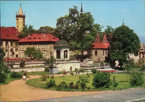 Postcard Teplitz-Schönau Teplice Platz 1972