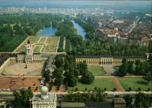 Ansichtskarte Charlottenburg-Berlin Luftbild Schloß und Fernblick 1978