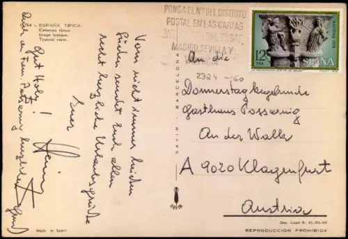 .Spanien SPAÑA TIPICA.E stampa típica. Spanien Typen tanzende Frauen 1979