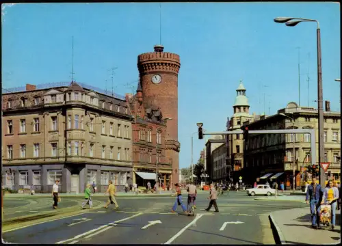 Ansichtskarte Cottbus Ernst-Thälmann-Platz 1984