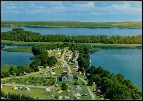 Ansichtskarte Plön Luftbild Campingplatz Spitzenort 1964