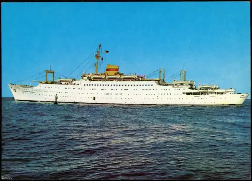 Ansichtskarte  Urlauberschiff MS "Völkerfreundschaft" 1979