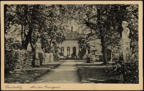 Ansichtskarte Neustrelitz An der Orangerie 1941