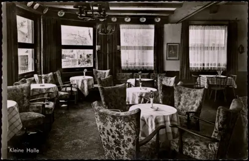 Ansichtskarte Kochel am See Alpengasthof Hotel Schmied Gastraum 1981