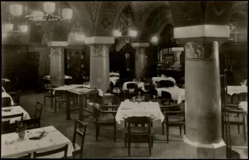 Ansichtskarte Chemnitz Ratskeller Innenansicht - Fotokarte 1957