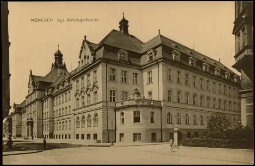 Ansichtskarte München Kgl. Reisingerianum 1914