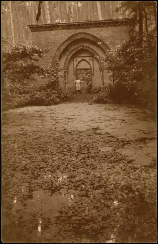 Ansichtskarte Templin Gemauertes Tor im Wald 1926