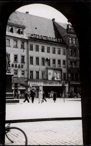 Ansichtskarte Chemnitz UEFA PALAST Marktplatz 1964