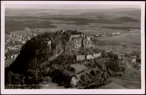Ansichtskarte Singen (Hohentwiel) Luftbild Flugbild Hohentwiel 1952