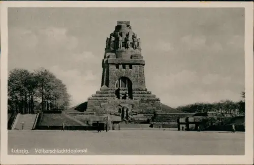 Ansichtskarte Leipzig Völkerschlachtdenkmal 1954