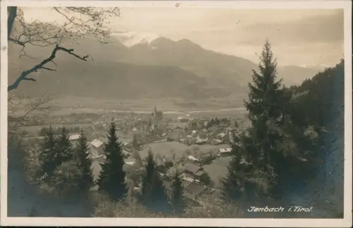 Ansichtskarte Jenbach (Tirol) Blick auf die Stadt - Fotokarte 1929