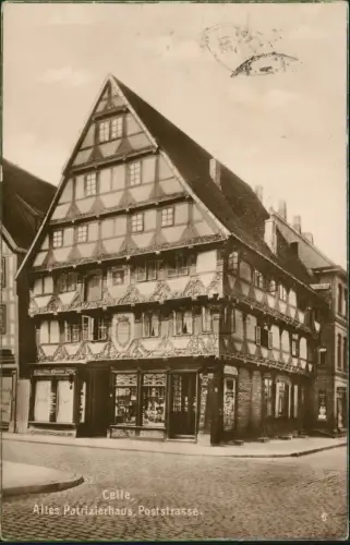 Ansichtskarte Celle Altes Patrizierhaus, Poststrasse 1925