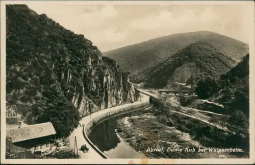 Ahrweiler-Bad Neuenahr-Ahrweiler Bunte Kuh (Felsnase) im Ahrtal 1920