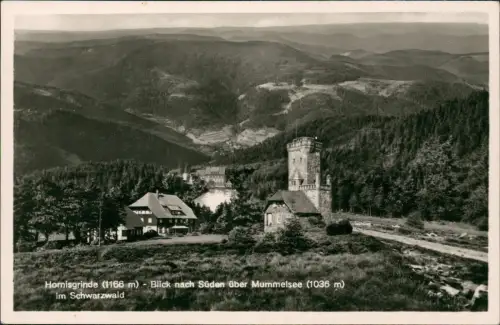 Seebach Hornisgrinde Blick nach Süden über Mummelsee im Schwarzwald 1940