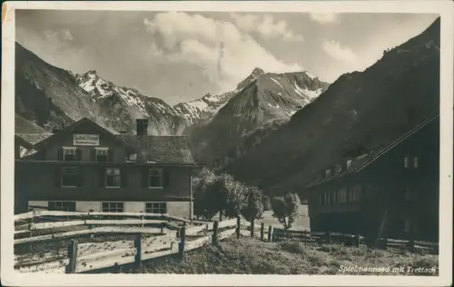 Spielmannsau-Oberstdorf (Allgäu) Partie am Gasthof & Pension 1930