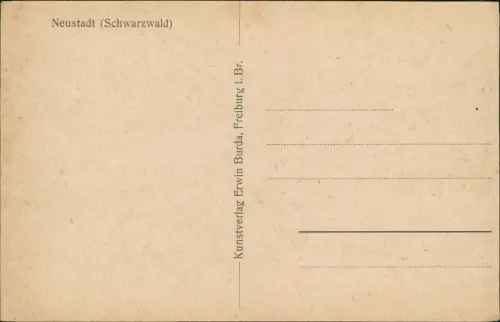 Ansichtskarte Titisee-Neustadt Panorama-Ansicht Neustadt (Schwarzwald) 1930