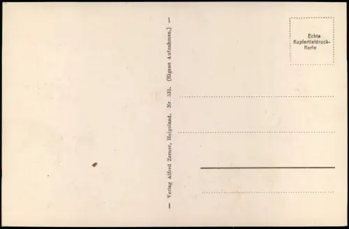 Helgoland (Insel) Felsenpartie mit Predigerstuhl u. Schutzmauer 1928