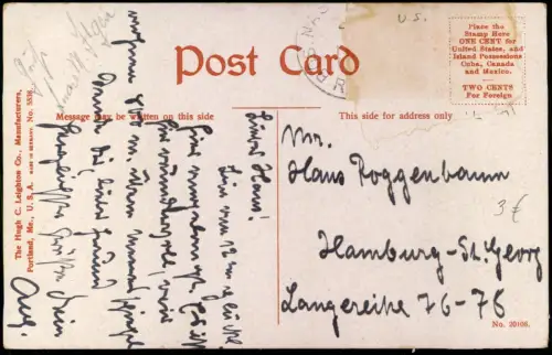 Postcard Keene New Hampshire Mt. Monadnock 1917  USA