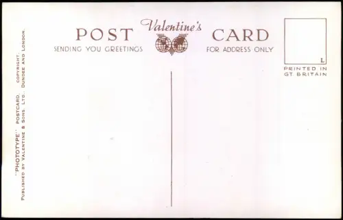 Postcard Liverpool St. Johns Gardens and William Brown Street 1940