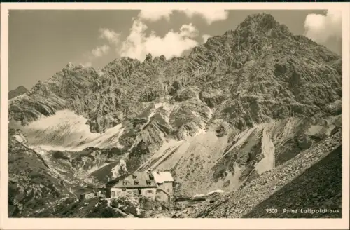 .Bayern Allgäu Prinz Luitpoldhaus Allgäuer Alpen am Hochvogel 1950