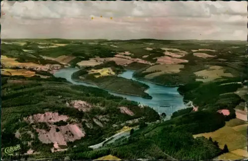 Ansichtskarte Gummersbach Aggertalsperre aus der Vogelschau 1958