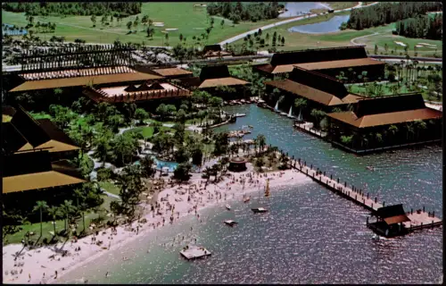 Postcard Orlando Walt Disney World Aloha from the South Seas 1978