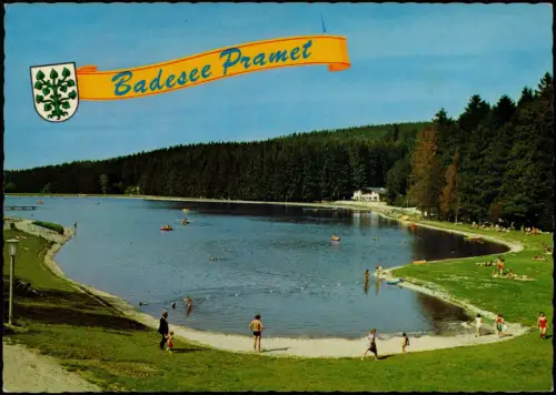 Ansichtskarte Pramet am Hausruckwald Badesee 1977