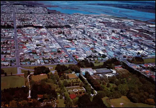 Postcard Invercargill City Luftbild Areal View 1979  New Zealand