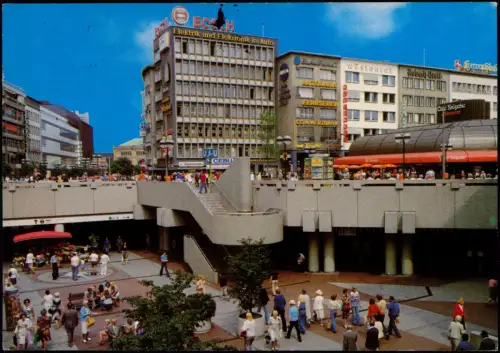 Ansichtskarte Hannover Am Kröpcke Geschäfte Unterführung 1983