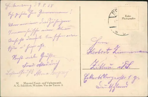 Ansichtskarte .Tirol Seespitz am Plansee Außerfern Tirol 1928