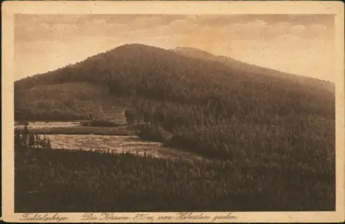 Ansichtskarte  Fichtelgebirge (Kosseine vom Haberstein gesehen) 1920