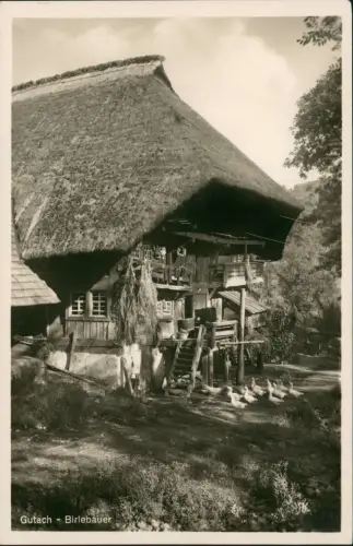 Ansichtskarte Gutach (Schwarzwaldbahn) Hof-Ansicht Birlebauer 1940