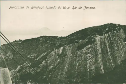 Postcard Botafogo-Rio de Janeiro Panorama tomado da Urca. 1912