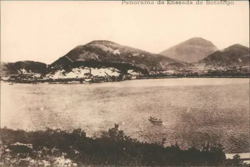 Postcard Botafogo-Rio de Janeiro Panorama da Enseada 1912  Brasil Brasilien