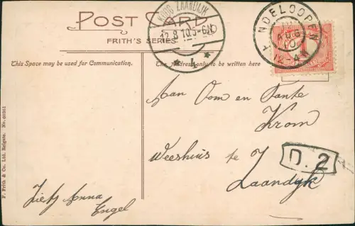 Postcard Margate (Kent) Strand Hotels Badeleben 1910