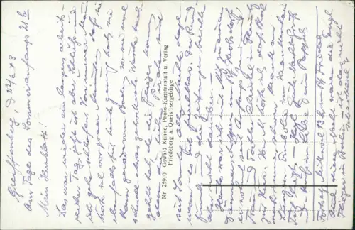 Postcard Bad Flinsberg Świeradów-Zdrój Blick auf die Stadt 1931