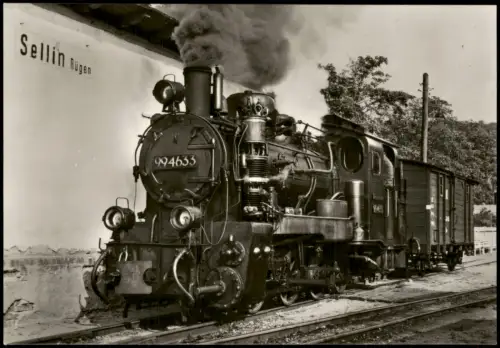 Ansichtskarte  Dampflokomotive 99 4633 1970