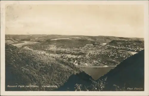 Ansichtskarte Boppard Panorama-Ansicht Blick vom Vierseenplatz 19311