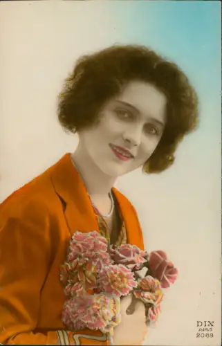 Ansichtskarte  Menschen Soziales Leben Frauen Porträt Karte (koloriert) 1920