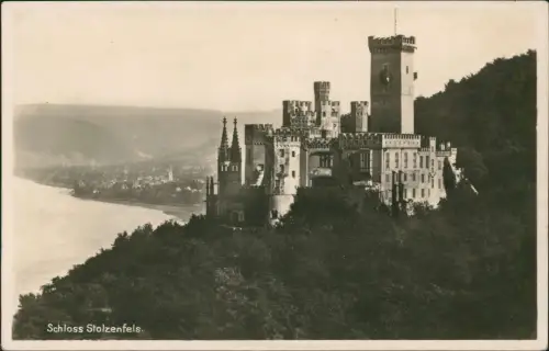 Stolzenfels-Koblenz Schloss Stolzenfels (Castle on river Rhine) 1930