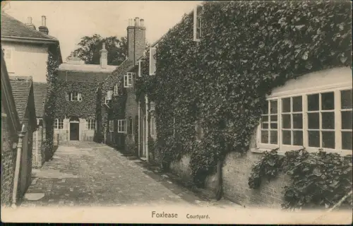 Postcard Lyndhurst Foxlease Courtyard. 1911